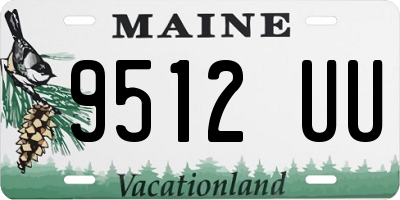 ME license plate 9512UU