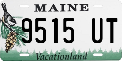 ME license plate 9515UT