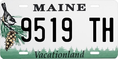 ME license plate 9519TH