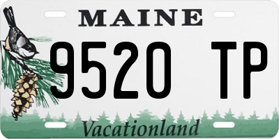 ME license plate 9520TP