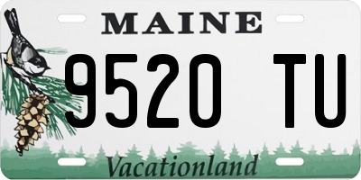 ME license plate 9520TU