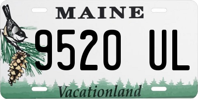 ME license plate 9520UL
