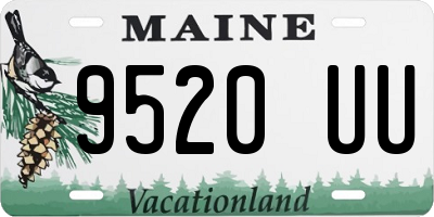 ME license plate 9520UU