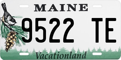 ME license plate 9522TE