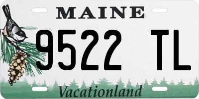 ME license plate 9522TL