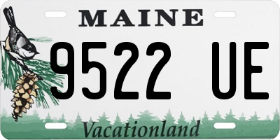 ME license plate 9522UE