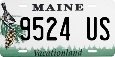 ME license plate 9524US