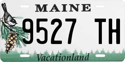 ME license plate 9527TH