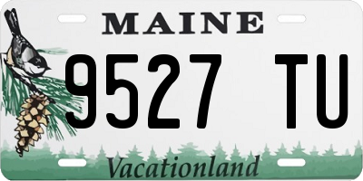 ME license plate 9527TU