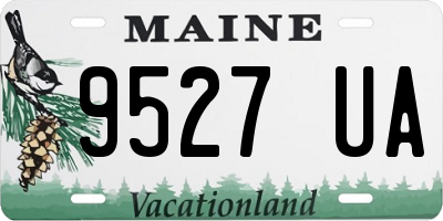ME license plate 9527UA