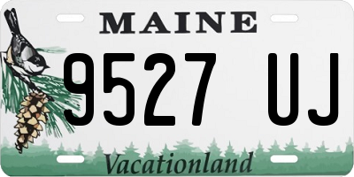 ME license plate 9527UJ