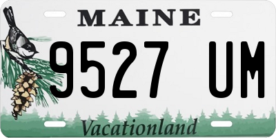 ME license plate 9527UM