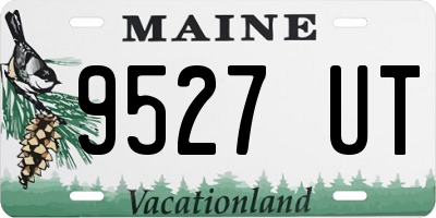 ME license plate 9527UT