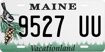 ME license plate 9527UU