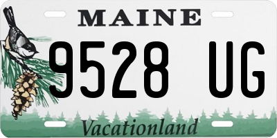 ME license plate 9528UG