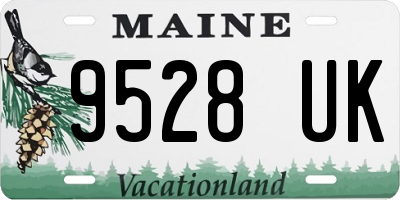 ME license plate 9528UK