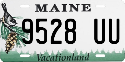 ME license plate 9528UU