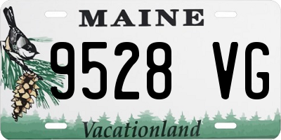 ME license plate 9528VG