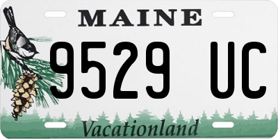 ME license plate 9529UC