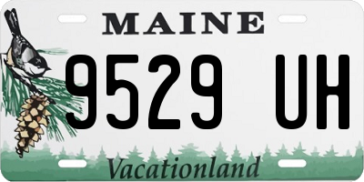 ME license plate 9529UH