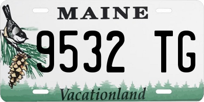 ME license plate 9532TG