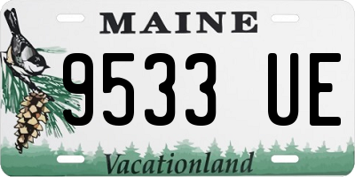 ME license plate 9533UE