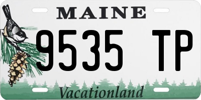 ME license plate 9535TP