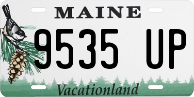 ME license plate 9535UP