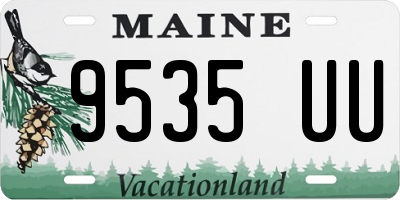 ME license plate 9535UU