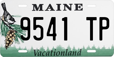 ME license plate 9541TP