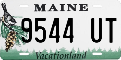 ME license plate 9544UT