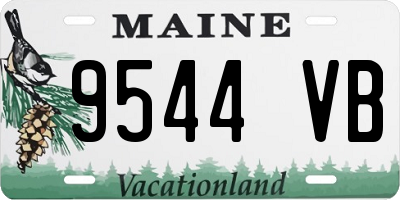 ME license plate 9544VB