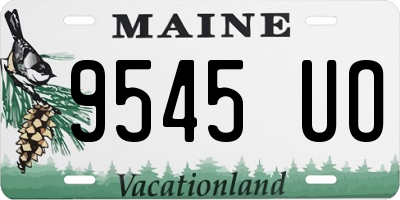 ME license plate 9545UO