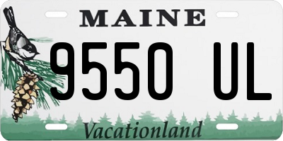 ME license plate 9550UL