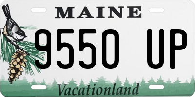 ME license plate 9550UP