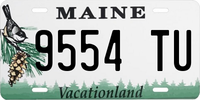 ME license plate 9554TU