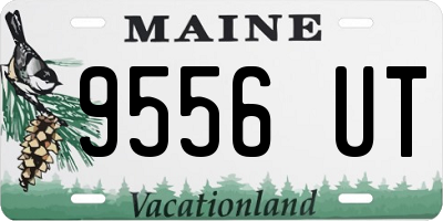 ME license plate 9556UT