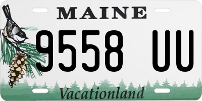 ME license plate 9558UU