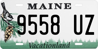 ME license plate 9558UZ