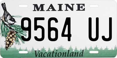 ME license plate 9564UJ