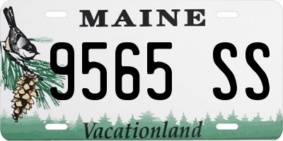 ME license plate 9565SS