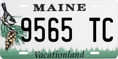 ME license plate 9565TC