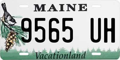 ME license plate 9565UH
