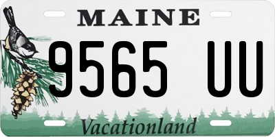 ME license plate 9565UU