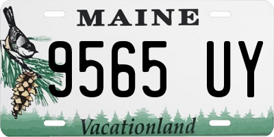 ME license plate 9565UY