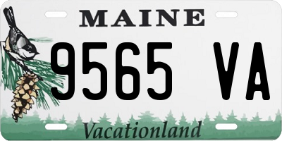 ME license plate 9565VA