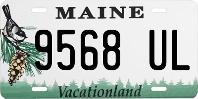 ME license plate 9568UL