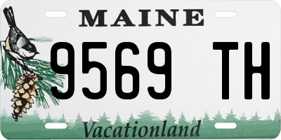 ME license plate 9569TH