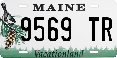 ME license plate 9569TR