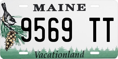 ME license plate 9569TT